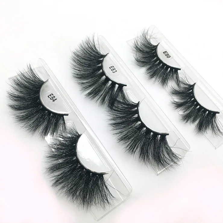 

new 25mm luxury wholesale fluffy create your own mink lashes