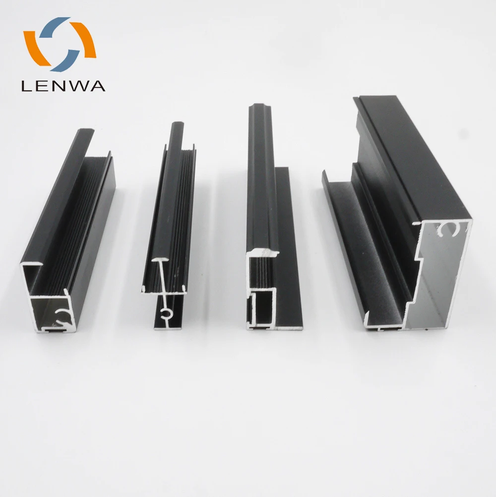 

LENWA Aluminum Factory New Arrival Sliding Wardrobe Rail for Closet System