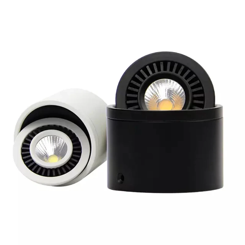 

New Design Round Adjustable Housing Surface Mounted COB 5W 7W 9W 12W 15W Downlight Led 230V 110V