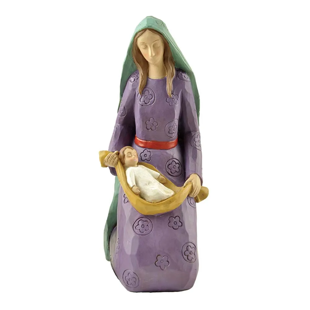 New design resin religious figurines virgin mary statues of holiday decoration with long service life