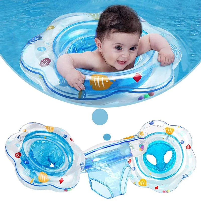 

Baby Infant Inflatable Float Seat Sit Swimming Ring for Water Play Swimming Pool Water Floats Toy, Blue