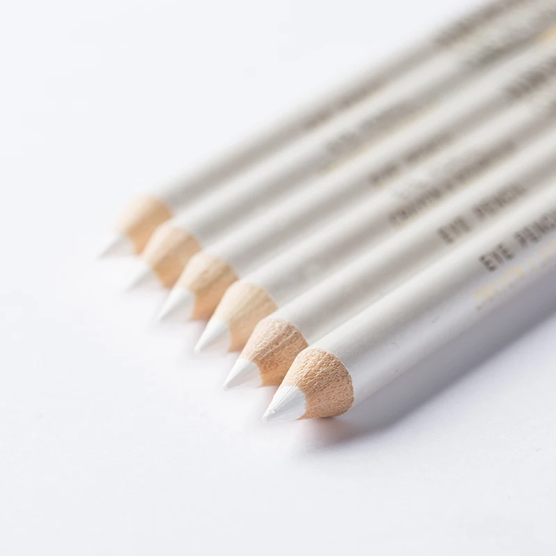 

AIRWOMAN New Trending Makeup Waterproof White Microblading Wooden Eyebrow Pencil