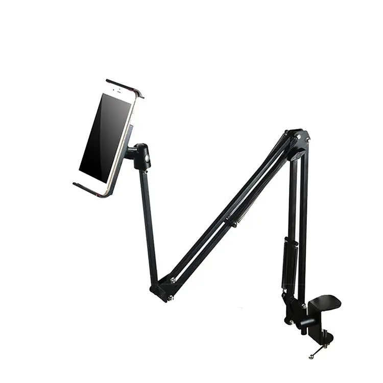 

Adjustable smartphone Stand Mount Removable Bracket Arm Stand Holder for ipad, Black