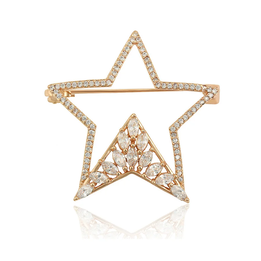 

brooches-526 xuping New wholesale star shape cool broochl for women 2020