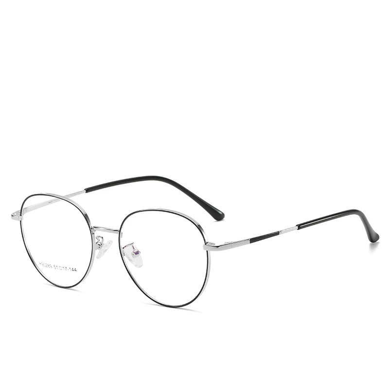 

Glass light blue Metal frame glasses Glasses frame optical glasses