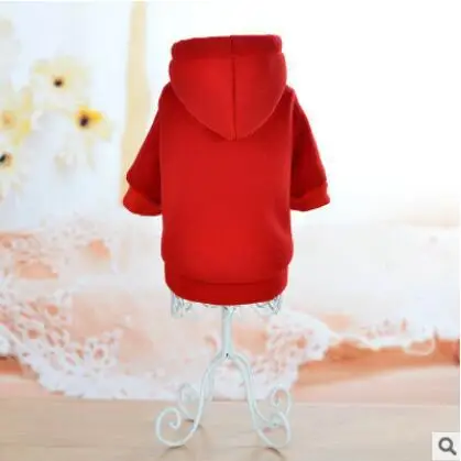 

Factory Designed Luxury Soft Cotton Plain Fleece Dog Clothes Blank Dog Hoodie Pet