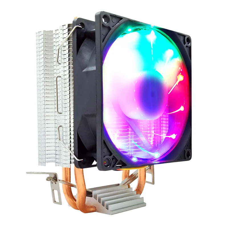 

SNOWMAN CPU Cooler PWM 3 Pin 90mm 2 Heat Pipes PC Radiator Intel LGA 1700 1200 1150 1151 1155 AMD AM4 Quiet CPU Cooling Fan