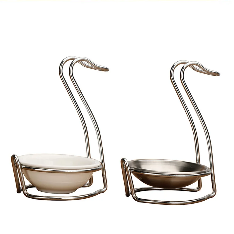 

Restaurant Buffet Serving Set Swan-shaped stainless steel soup spoon holder Soup Warmer Station Ceramic Soup Tureen Ladle, Stainless steel/gold/ rose gold available