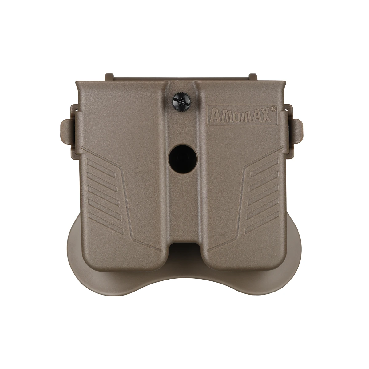 

Amomax cytac universal polymer double gun magazine pouch for 9mm magazine, Black,fde. od green