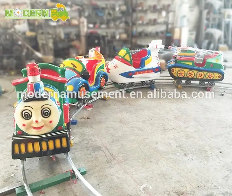 Kids Amusement Park Equipment Rides Electric Track Train For Sale - Buy  Amusement Train,Train Track,Buy Amusement Rides Product on Alibaba.com