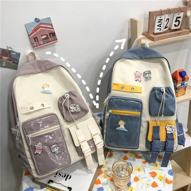 

Fashion Design College Style Backpack Multi-Pocket Practical Backpack Custom Backpack School Bags