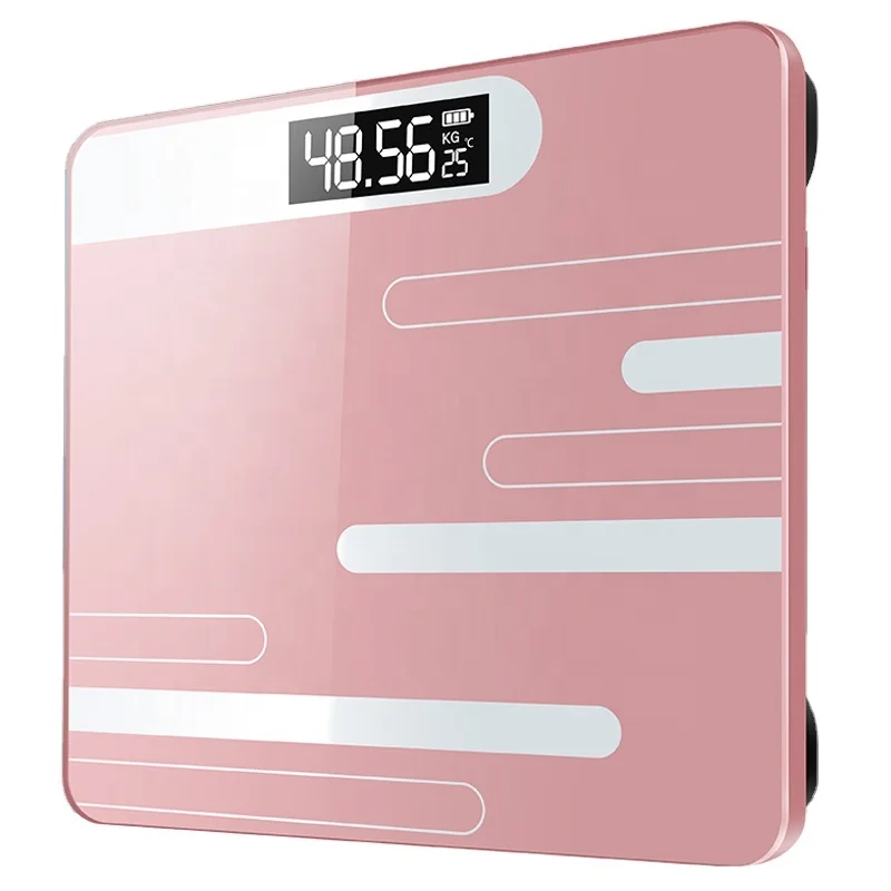 

Personal Weight Scale High Quality 180Kg 396Lb Smart Digital Bathroom weight scale electronic weighing scale, Pink,black
