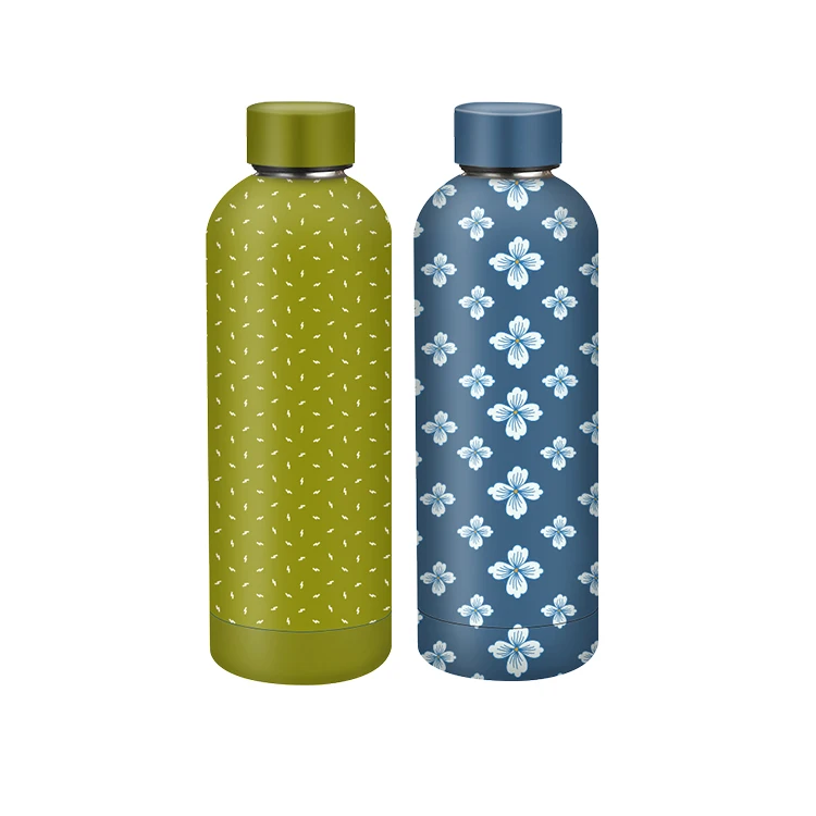 

MIKENDA colorful double wall bottle stainless steel vacuum flask
