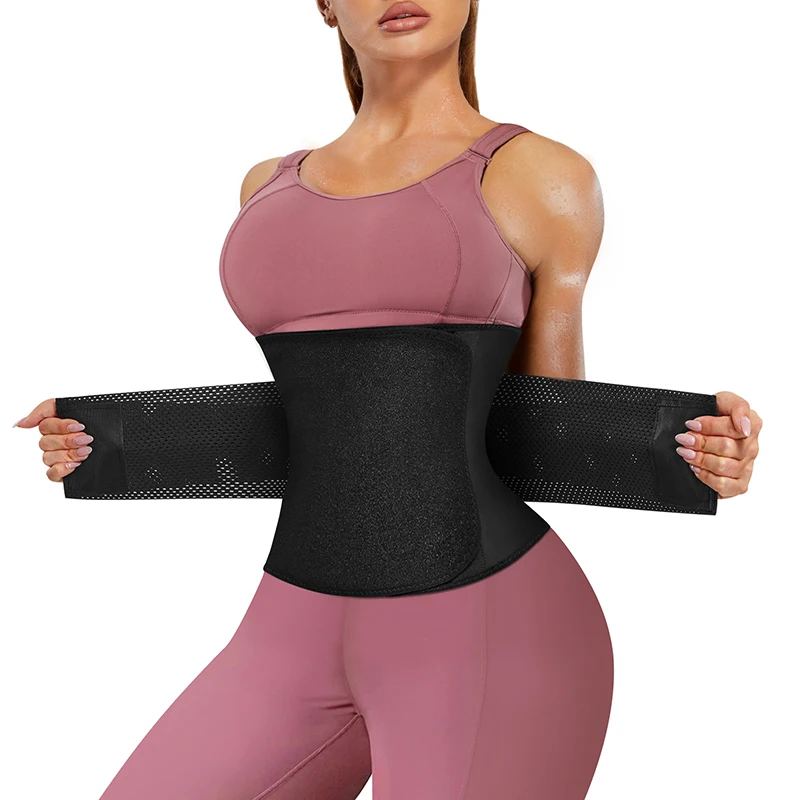 

Wholesale Women Shaper Sports Sauna Heat-Trapping Sweat Lose Weight Tummy Wrap Waist Trainer Belt