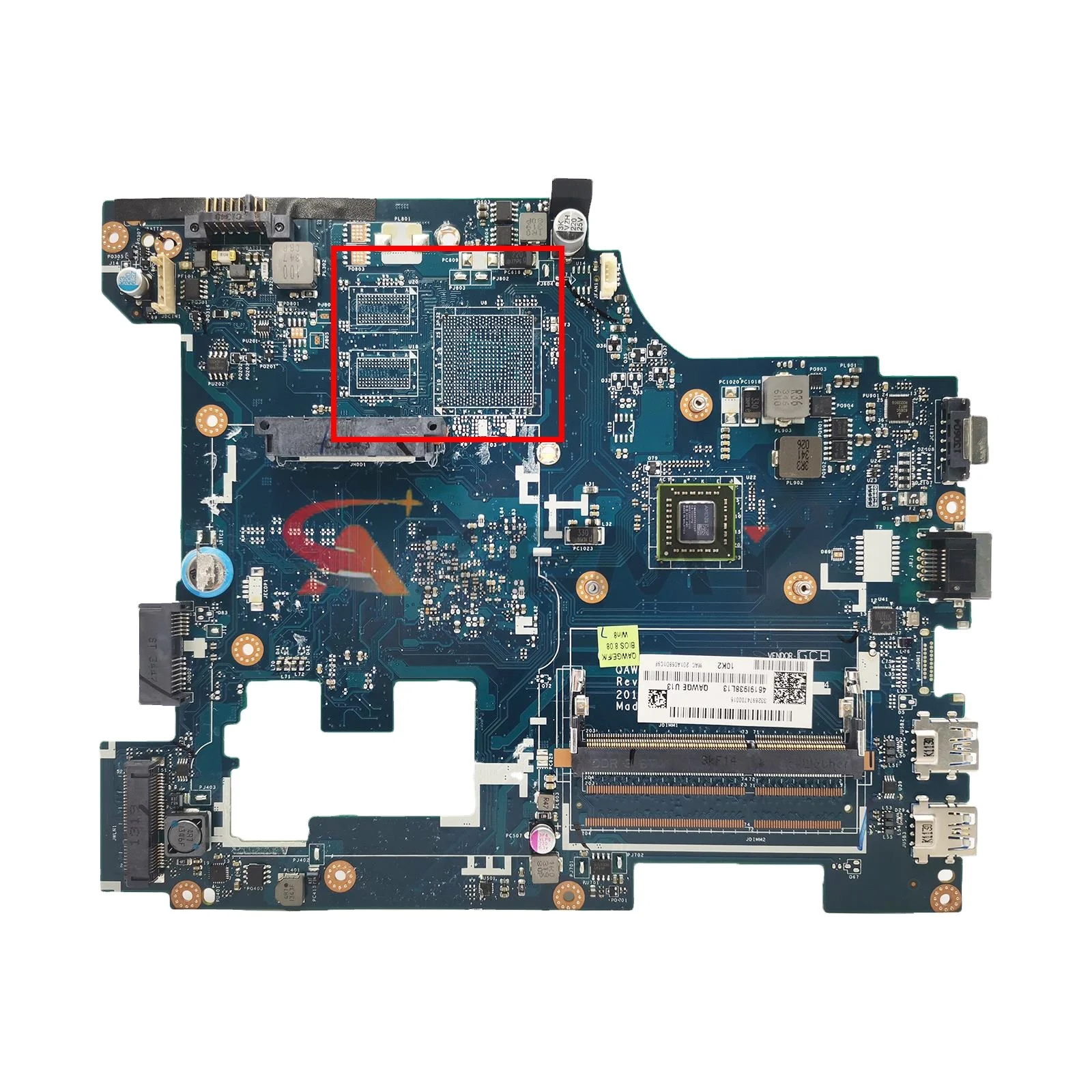 

Original for Lenovo G485 laptop motherboard G485 E-300 QAWGE LA-8681P tested good