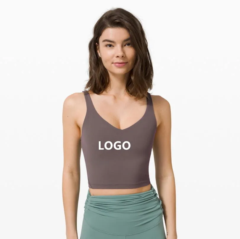 

Multiple Colour Double Shoulder Strap Shockproof Sports Underwear Women Gather Breathable Yoga Sports Bra Vest, As picture