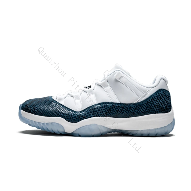 

11s Retro Low LE Blue Snakeskin UA Sneaker OG PK Casual Sports Basketball Shoes for hypebeast