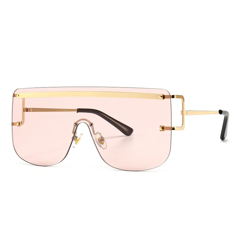 

LJ8821 retro oversized one piece ladies sunglasses uv400 protection 2021 hot selling