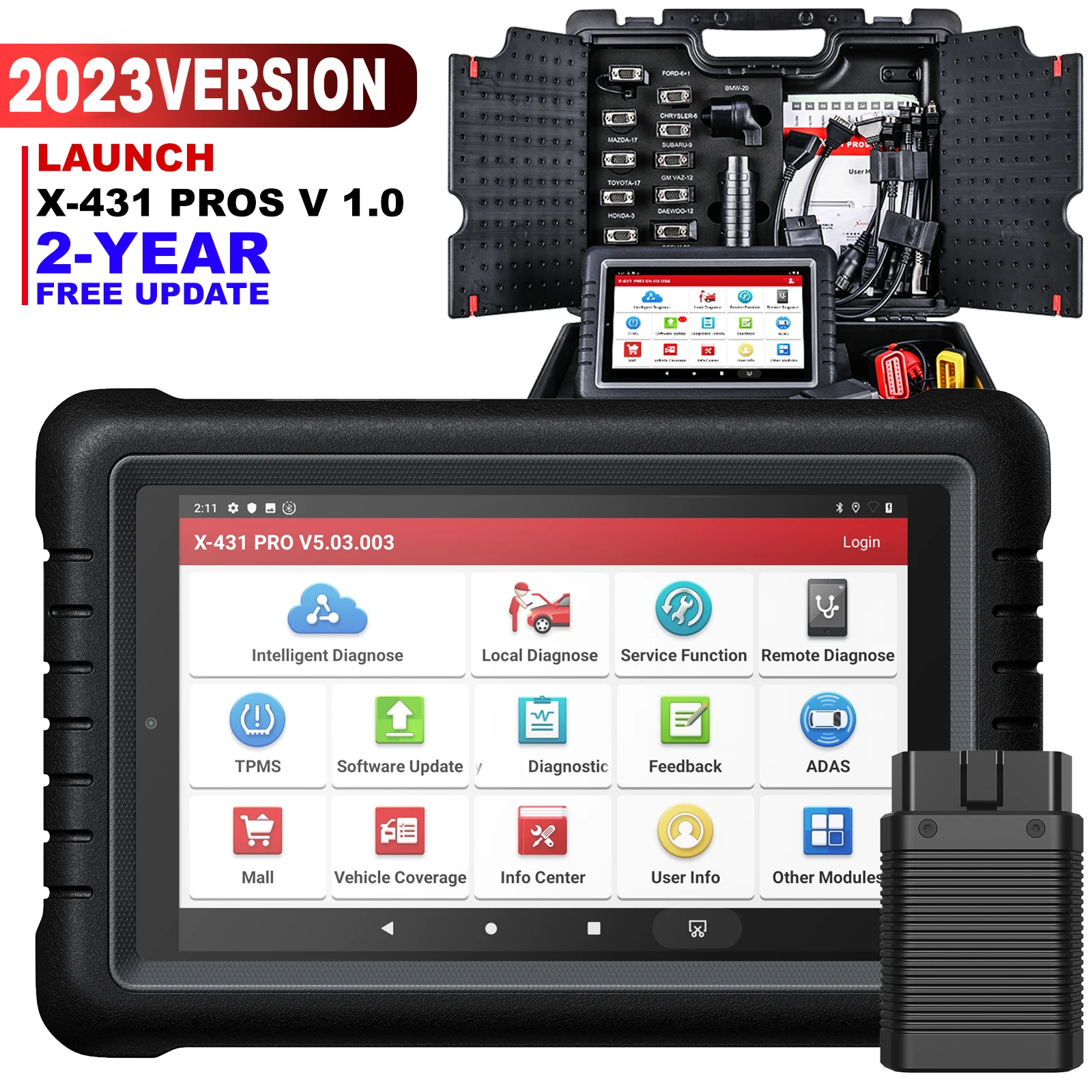 

2023 Launch x431 pros v prosv x-431 v1.0 obd2 ecu coding automotriz scanner OBD2 Full System tablet diagnostic scanner for cars