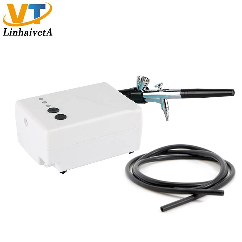 
AC-10SD162 Beauty air brush gun makeup set mini cake airbrush machine kit 