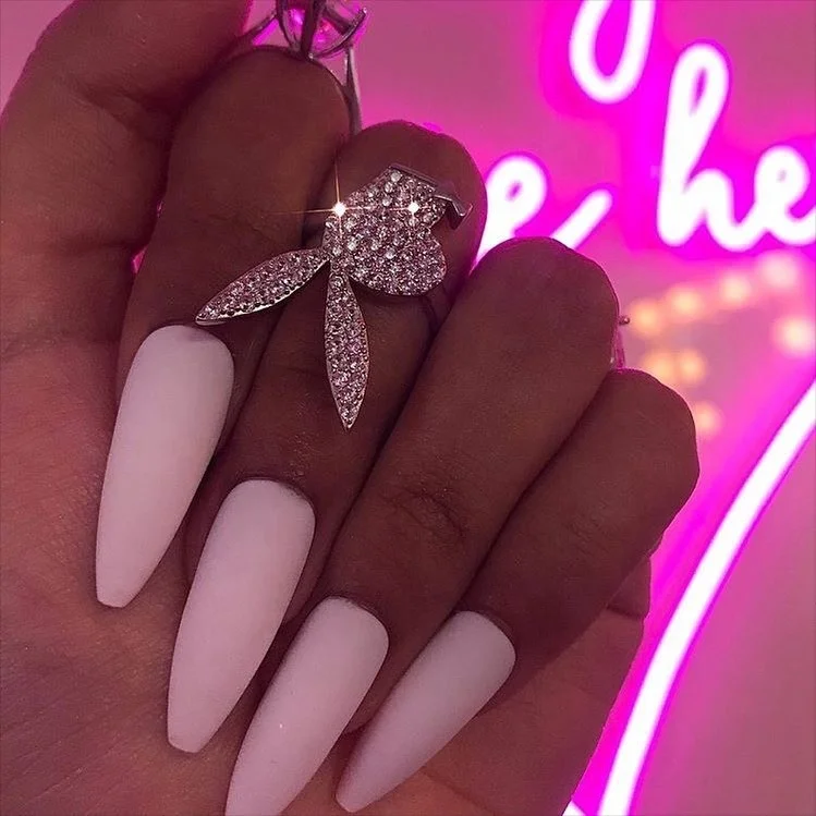 

Fashion hip hop studded zircon gold silver rabbit head open rings, Customized