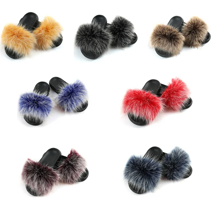 

2020 Summer Fashion Custom Jelly Bag Fur Ladies Sandals Slippers