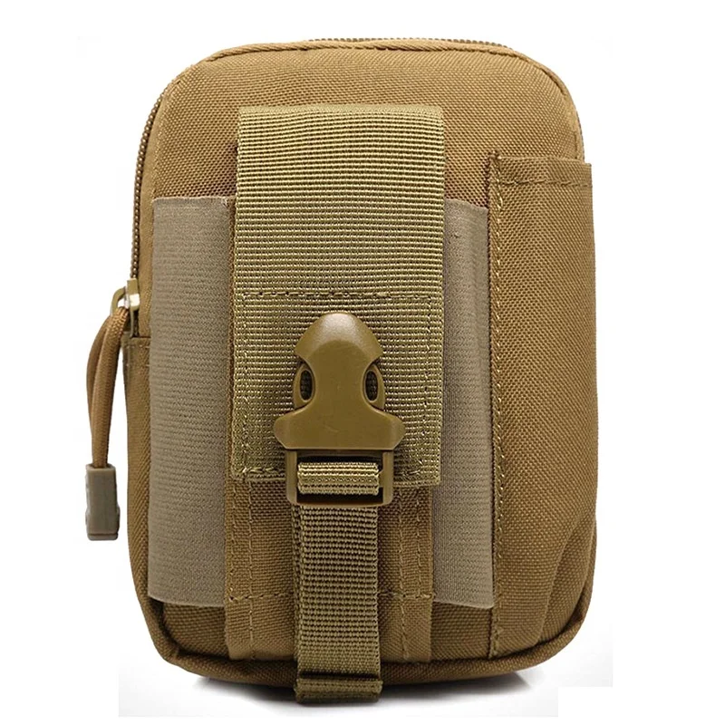 

ECO Friendly Tactical Small Canvas Hunting Army Molle Pouch with Zipper, Customized color
