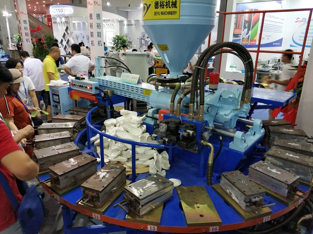 
PVC TPR PCU shoe sole slipper injection moulding machine 