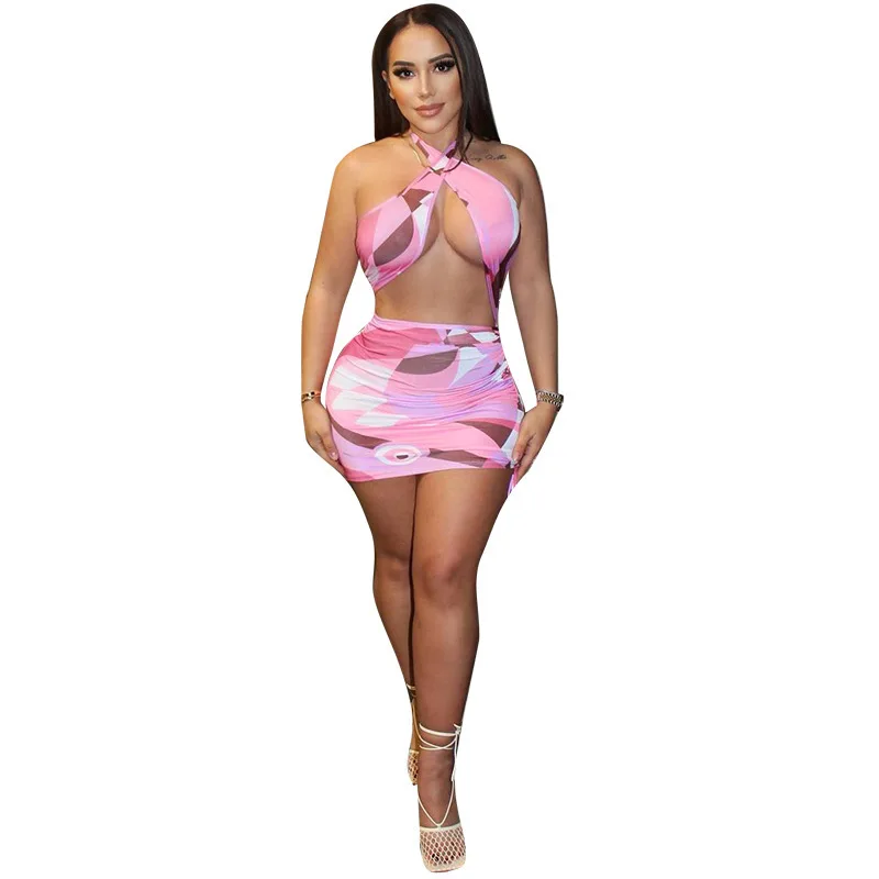 

Shunying OEM vetements pour femmes high quality casual sexy 2 piece wholesale women ladies plus size dress & skirts