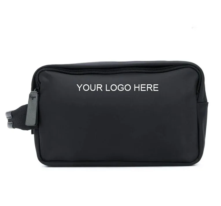 

Gift Set Personalized Luxury Genuine Leather Shaving Grooming Zipper Closure Cheap Dopp Kit Bag
