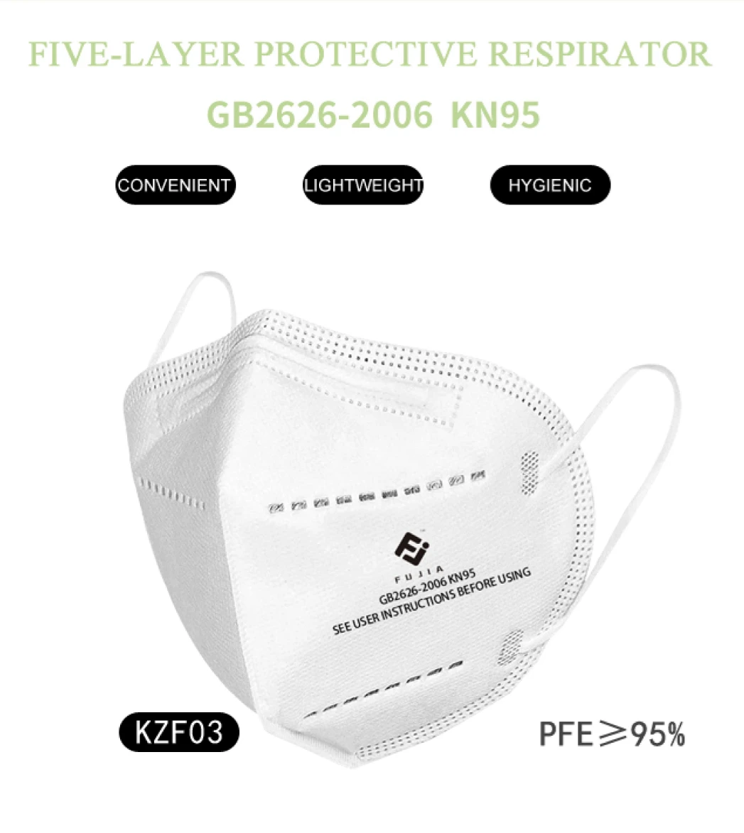 
24 hour online 5 layer Disposable respirator KN95 