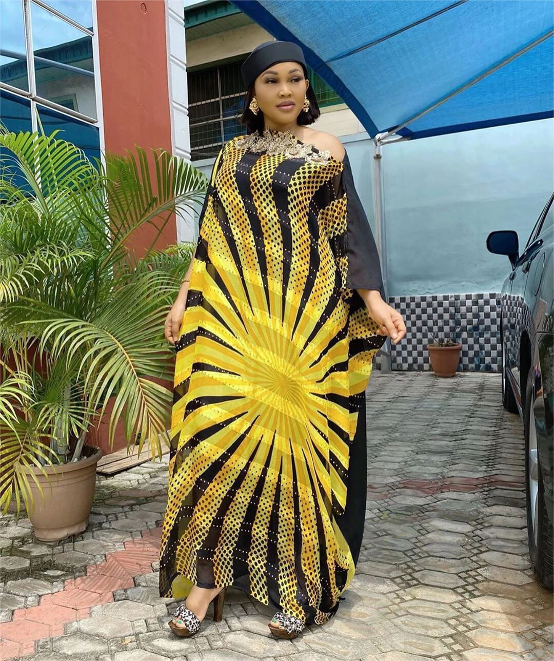 

H & D Wholesale African Leopard Print Dress Designs Party Wear Dresses For Women