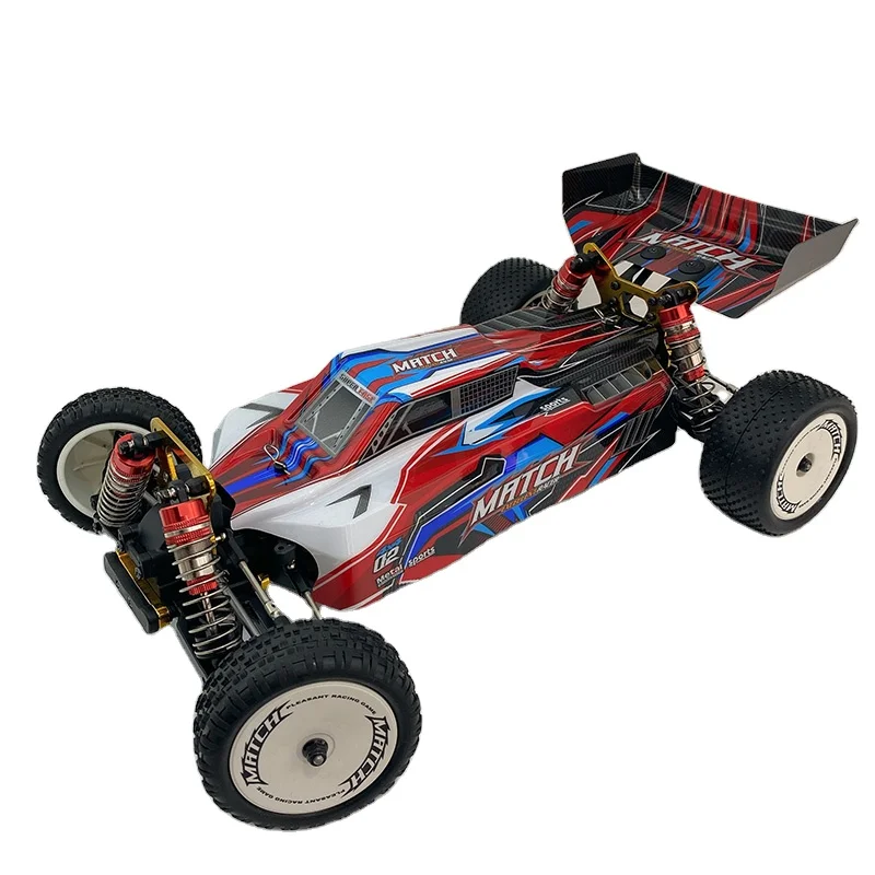 

2021 WLtoys 104001 Crawler RC Car 1/10 1:10 Scale High Speed Auto 45KM/H 4WD Off-road Electric Vehicle Climbing Car Toys RTR, Red / green
