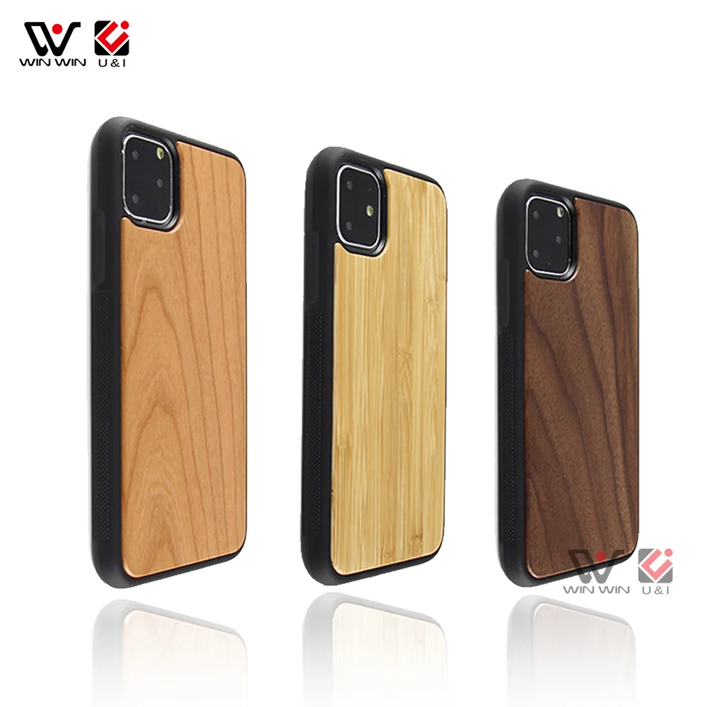 

Wholesale New Simple Hard Wood TPU Cell Phone Case For iPhone X Wooden Case, Customized