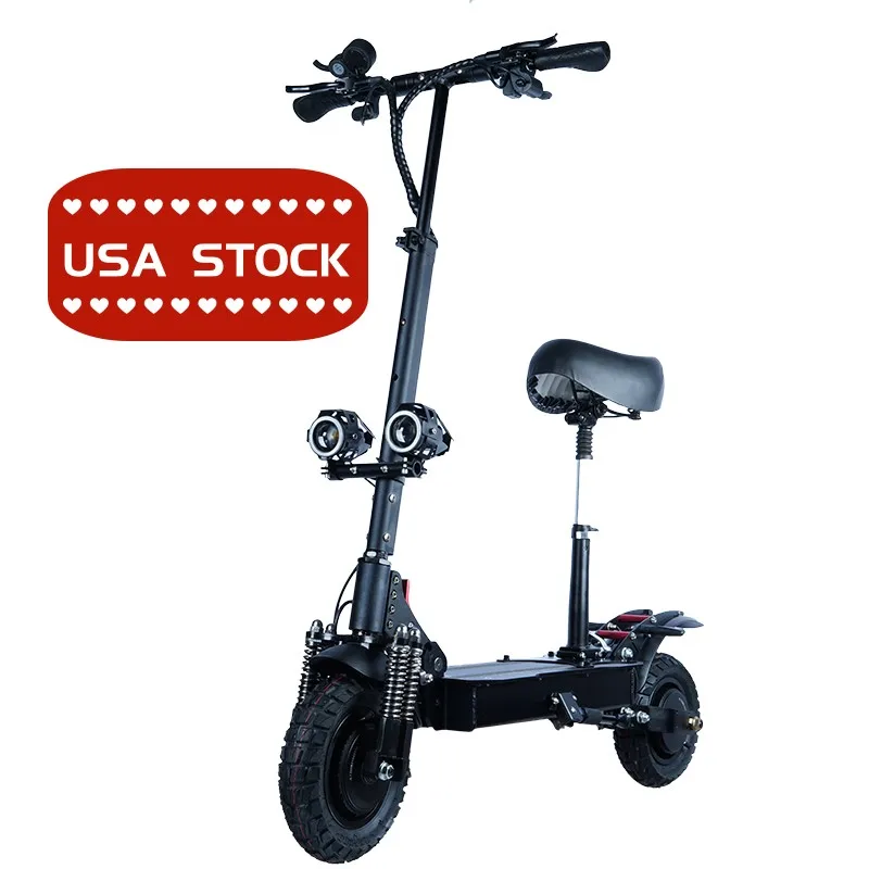 

USA Stock Best Price Electric Scooter Foldable Wholesale 2400w Dual Motor Powerful Fast Fatest E-scooter Off road