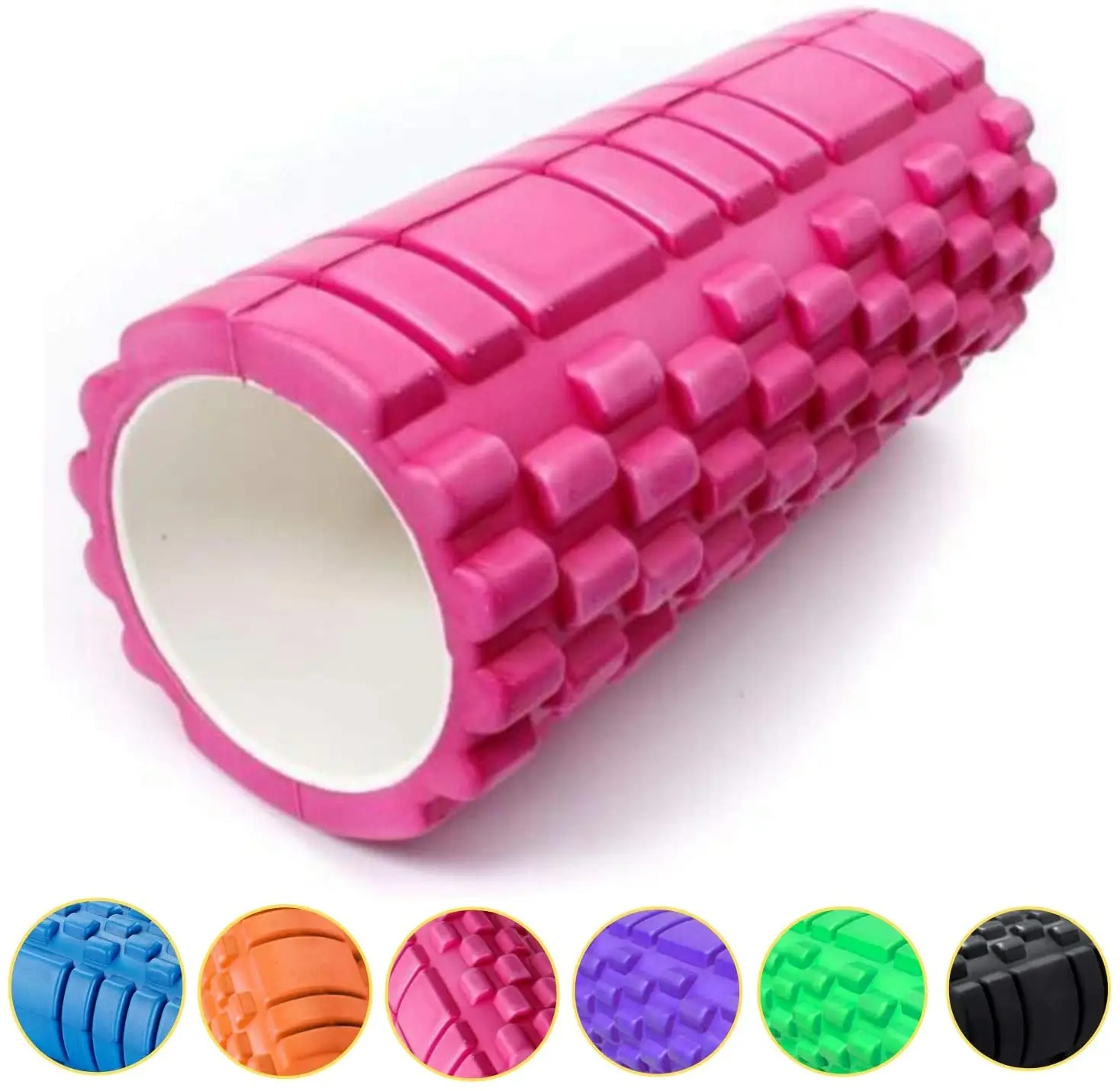 

Yiwu Factory Direct Sales Cheap High Quality PVC+EVA Yoga Roller For Training Muscle Lines, Customized color