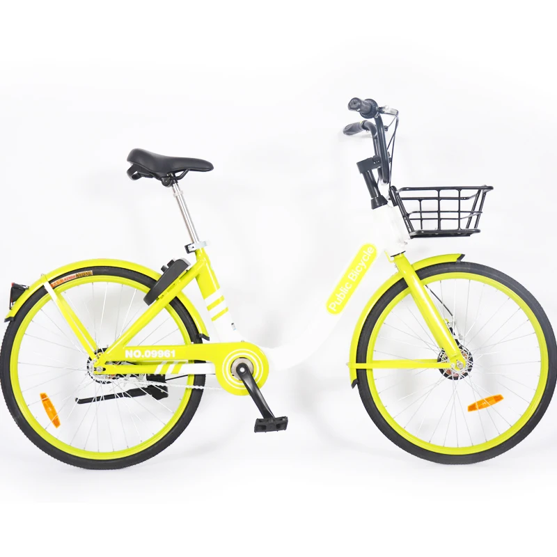 

High quality cheap single speed rental public sharing city bike bicycle, Customized