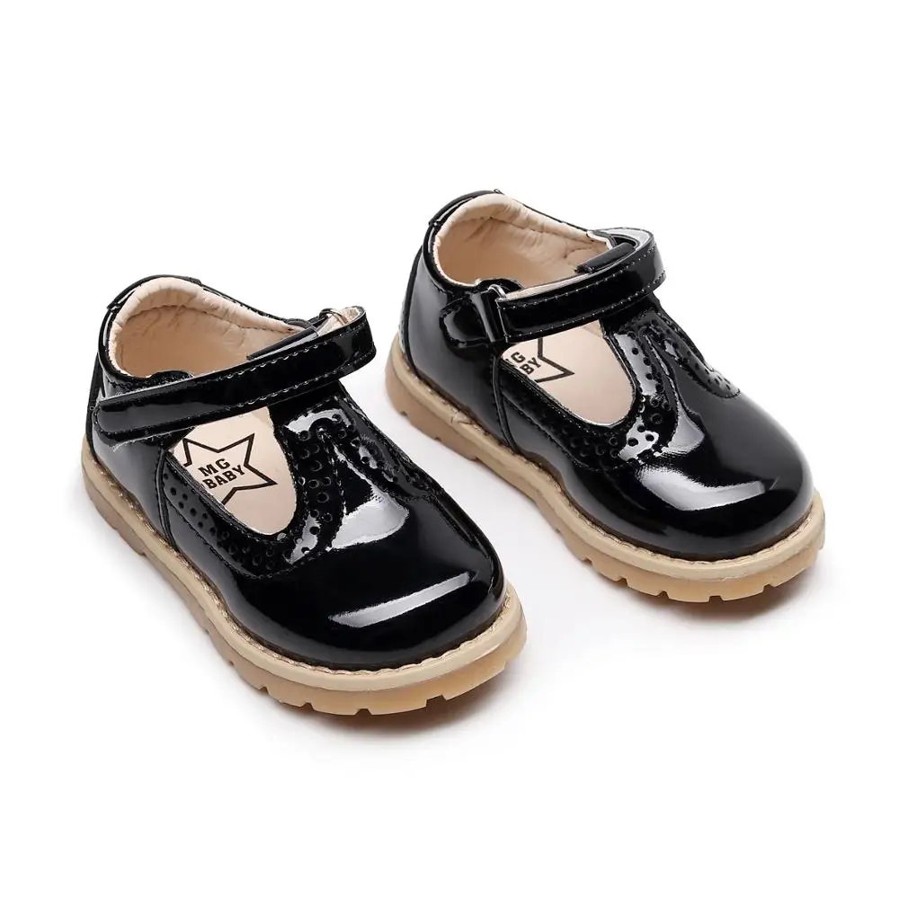 

Bright Color Patent PU Leather T-bar Children Shoes New Arrival Beautiful Children Girls Dress Shoes Classical Pure Color, Colorful