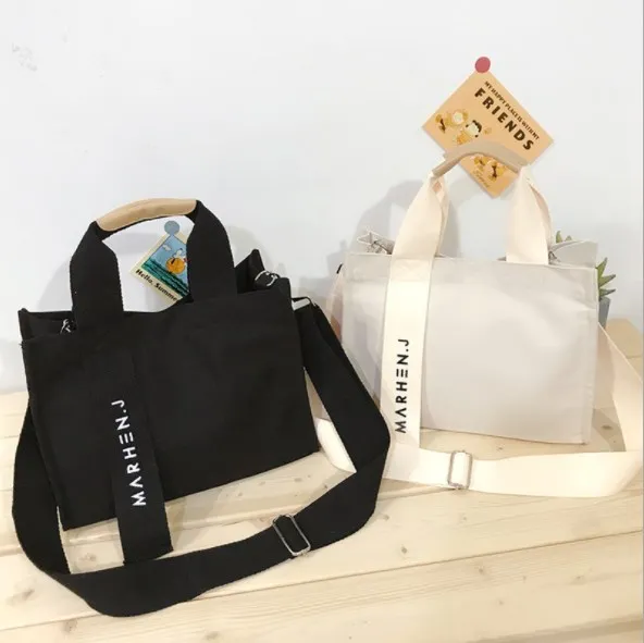 

2021 fashion wholesale leisure tote bag blank canvas lady single shoulder handbag with double handle for shopping, Customized color