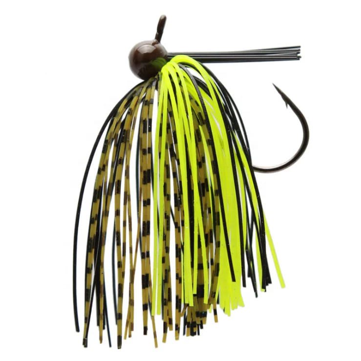 

wholesale 7g 10g fishing bait spinner bait skirt jig lure weedless swimbait, 3 colors