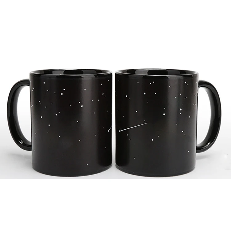 

Madou Space Solar System Earth Heating Water Discoloration Mug Ceramic Cup, 7 colors
