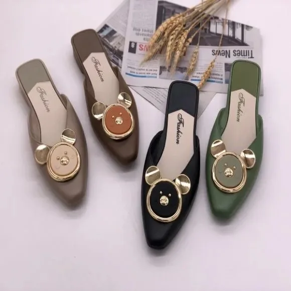 

Large size Baotou ladies semi-slippers 2021 fashion women's sandals wholesale