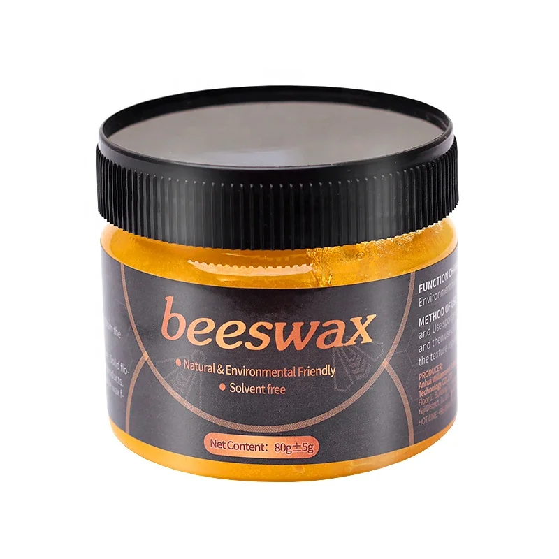 

Floor wax small beeswax natural furniture wood protection wax small packaging can be customized