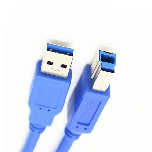 

High Speed USB 3.0 AM TO BM printer cable blue 3.0 USB Cable for printer data cable