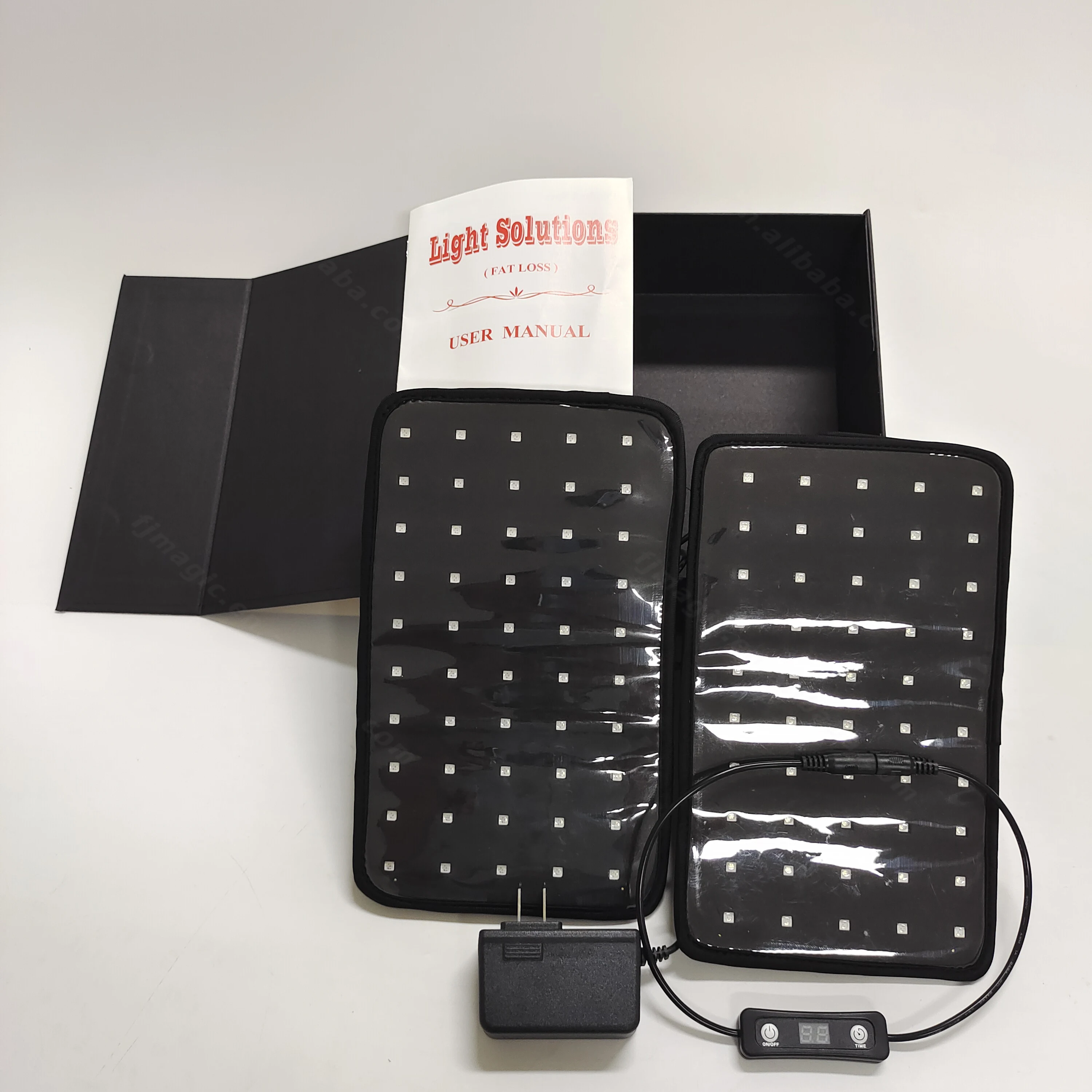 

Wholesale red light infrared weight loss physiotherapy slimming armband, Black