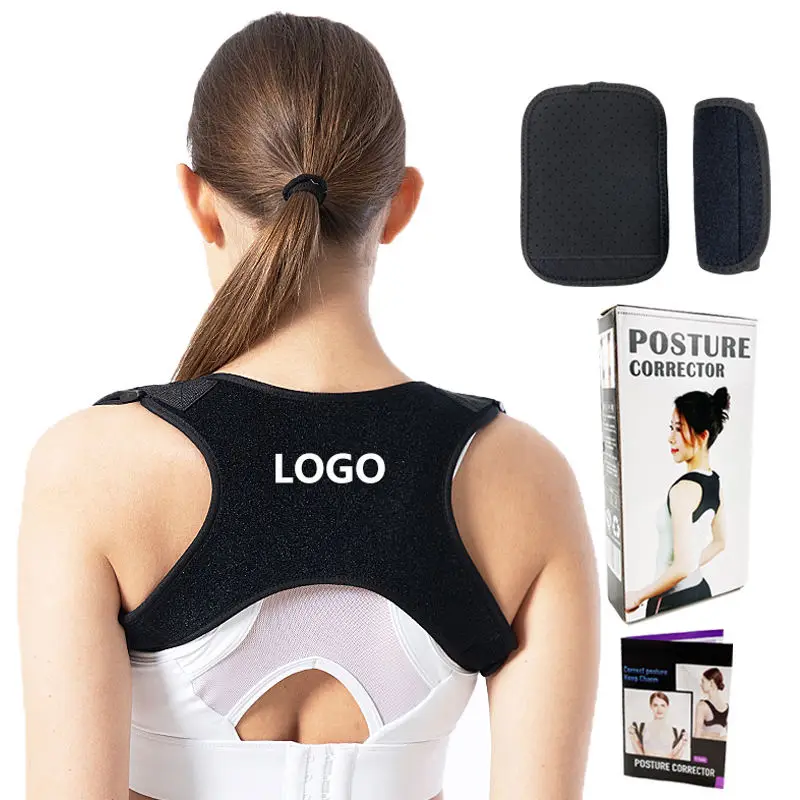 

Custom clavicle poster corrector adjustable shoulder back support posture corrector with should support for men and women