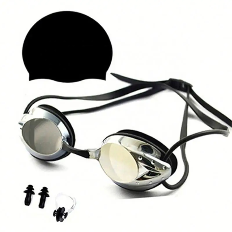 

High Quality Soft Silicone Swimming G-oggles Waterproof Swimming Glasses, Pink/blue/colorful/gray/black