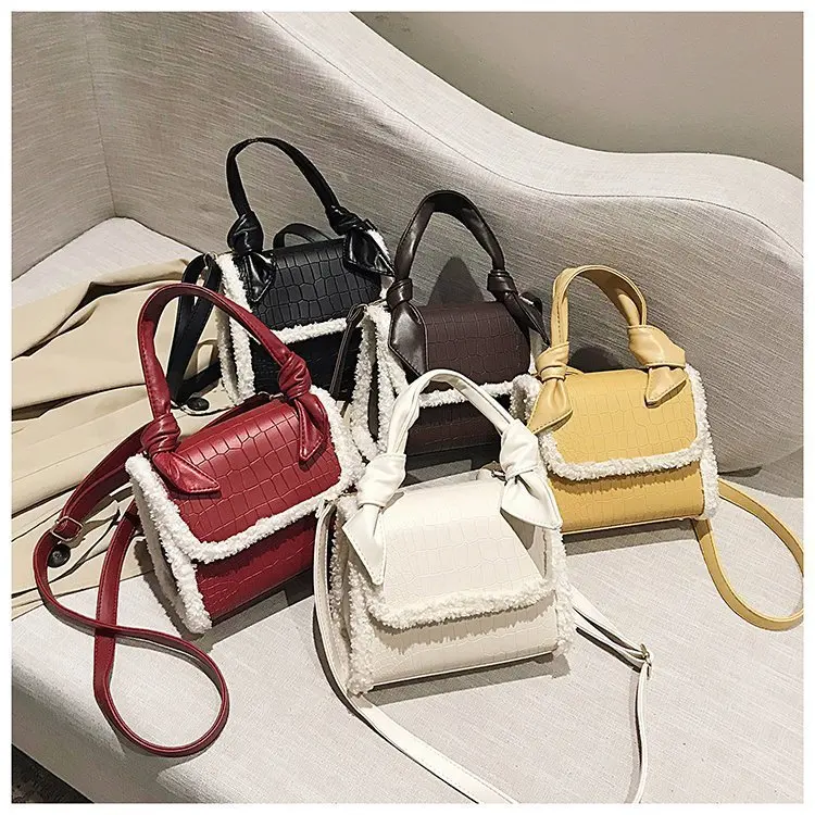 

Fashion furry handbags for women ladies bags women handbags luxury purses 2021