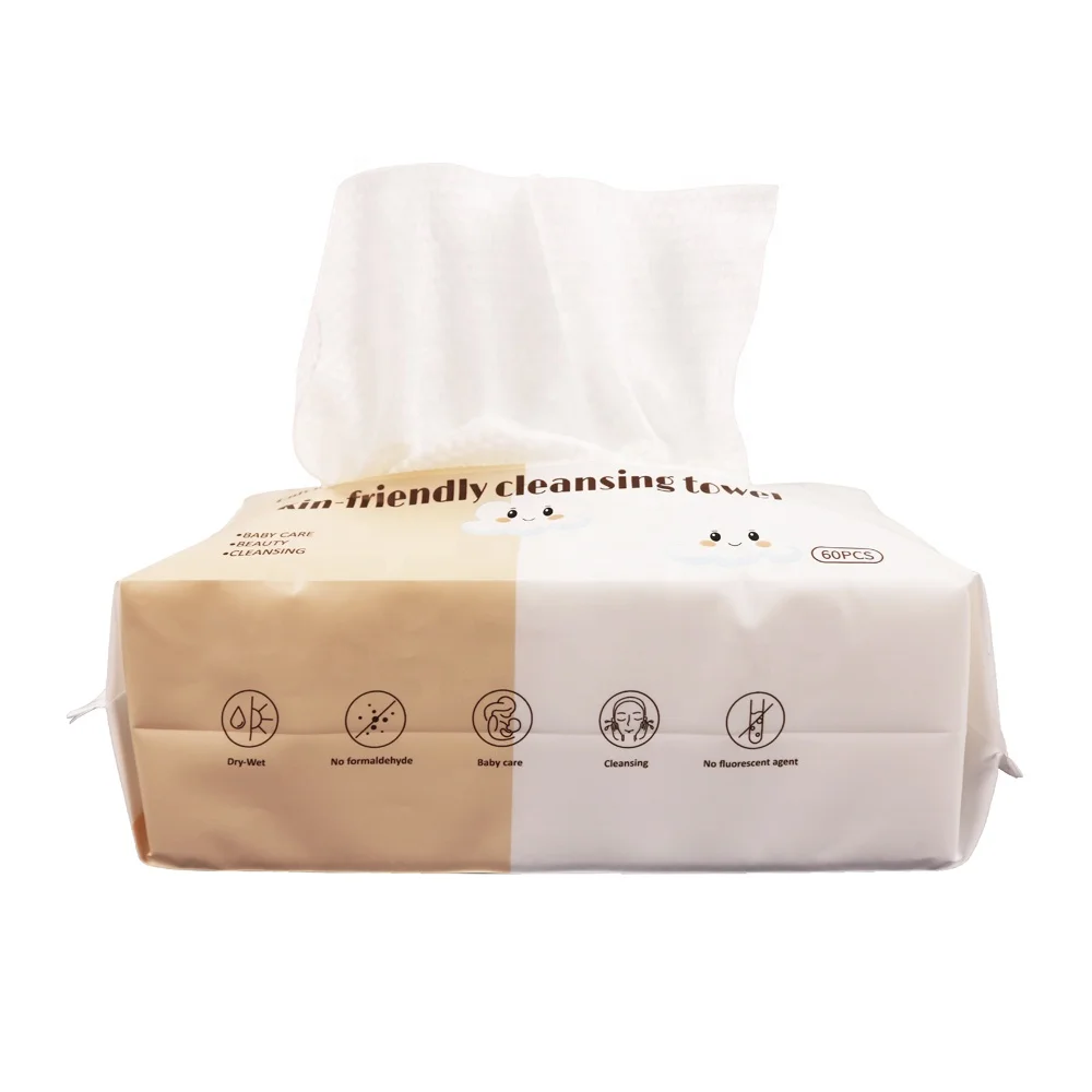 

Skin-friendly Environmental Protection Disposable Biodegradable Cotton Clean Face Towel