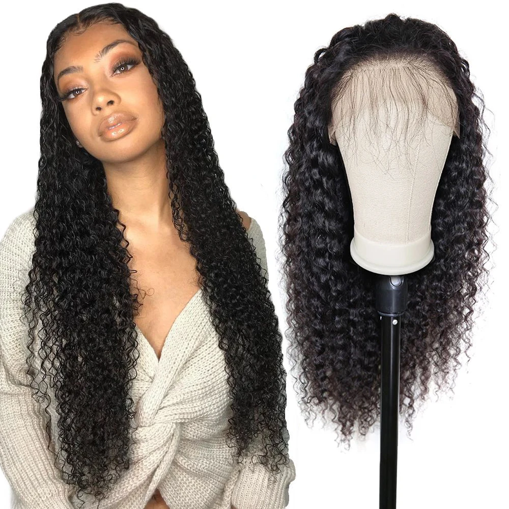 

Vendor Cheap Wholesale Popular New Yeswigs Cambodian Virgin Hair Wigs Kinky Curly 13x4 Lace Front Human Hair Wig For Black Women
